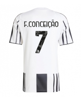 Juventus Francisco Conceicao #7 Maglia Gara Casa Repliche 2025-26 Maniche Corte